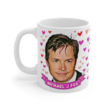 Michael J Fox Cute Gift Mug. Stunning Oil Painting Design. Great Fan Present! Handmade in USA