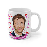 David Tennant Cute Gift Mug. Stunning Oil Painting Design. Great Fan Present! Handmade Locally