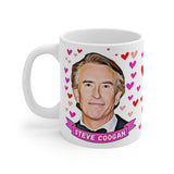 Steve Coogan Cute Gift Mug. Stunning Oil Painting Design. Great Fan Present! Handmade in England.