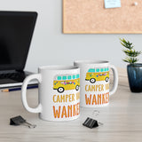 Camper Van Wanker -  Funny Cheeky Cute Gift Mug! UK. Present For Owners. Handmade in England