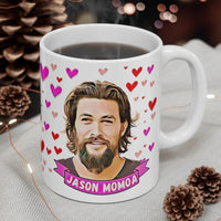 Jason Momoa Cute Gift Mug. Stunning Oil Painting Design. Great Fan Present! Handmade Locally