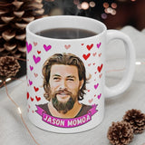 Jason Momoa Cute Gift Mug. Stunning Oil Painting Design. Great Fan Present! Handmade Locally