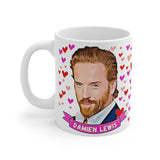 Damien Lewis Cute Gift Mug. Stunning Oil Painting Design. Great Fan Present! Handmade Locally