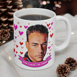 Jean Claude Van Damme Cute Gift Mug. Stunning Oil Painting Design. Great Fan Present! Handmade