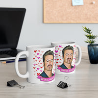 George Michael Cute Gift Mug. Stunning Oil Painting Design. Great Fan Present! Handmade Locally!