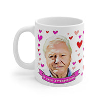 David Attenborough Appreciation Society Gift Mug. Present For Fans. Handmade in England