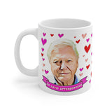 David Attenborough Appreciation Society Gift Mug. Present For Fans. Handmade in England