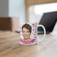 Olivia Colman Cute Gift Mug. Stunning Oil Painting Design. Great Fan Present! Handmade Locally