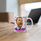 Gareth Southgate Cute Gift Mug. Stunning Oil Painting Design. Great England Manager Football Team Fan Present! Handmade Locally