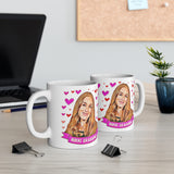 Nikki Grahame Commemorative Gift Fan Mug. Big Brother Fan Present. Handmade in England