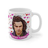 Aidan Turner Poldark Cute Gift Mug. Stunning Oil Painting Design. Great Fan Present! Handmade