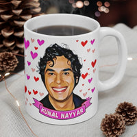 Kunal Nayyar Cute Gift Mug. Stunning Oil Painting Design. Great Fan Present! Handmade Locally