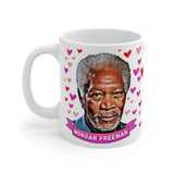 Morgan Freeman Cute Gift Mug. Stunning Oil Painting Design. Great Fan Present! Handmade in USA