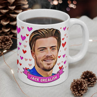 Jack Grealish Cute Gift Mug. Stunning Oil Painting Design. Great Fan Present! Handmade Locally