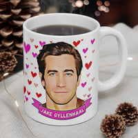 Jake Gyllenhaal Cute Gift Mug. Stunning Oil Painting Design. Great Fan Present! Handmade