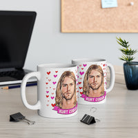 Kurt Cobain Cute Gift Mug. Stunning Oil Painting Design. Great Fan Present! Handmade Locally