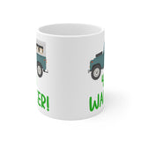 4X4 Wanker! Gift Mug - Funny & Rude Present For Car Off Road SUV Driver. Handmade in England