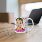 Jim Parsons Cute Gift Mug. Stunning Oil Painting Design. Great Fan Present! Handmade Locally