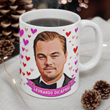 Leonardo DiCaprio Cute Gift Mug. Stunning Oil Painting Design. Great Present For Fans! Handmade Locally.