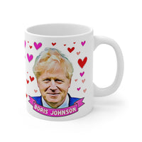 Prime Minister Boris Johnson Appreciation Society Gift Fan Mug. Conservative Party Present.  Handmade in England