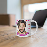 Simon Helberg Cute Gift Mug. Stunning Oil Painting Design. Great Fan Present! Handmade Locally