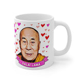 Dalai Lama Cute Gift Mug. Stunning Oil Painting Design. Great Fan Present! Handmade Locally