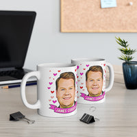 James Cordon Cute Mug. Great Present For Fans! Handmade in England