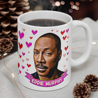 Eddie Murphy Cute Gift Mug. Stunning Oil Painting Design. Great Fan Present! Handmade in USA