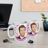 David Tennant Cute Gift Mug. Stunning Oil Painting Design. Great Fan Present! Handmade Locally