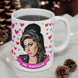 Amy Winehouse Cute Gift Mug. Stunning Oil Painting Design. Great Fan Present! Handmade Locally