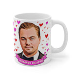 Leonardo DiCaprio Cute Gift Mug. Stunning Oil Painting Design. Great Present For Fans! Handmade Locally.