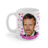 Hugh Laurie Cute Gift Mug. Stunning Oil Painting Design. Great Fan Present! Handmade Locally