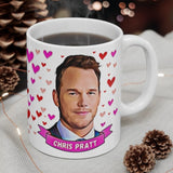 Chris Pratt Cute Gift Mug. Stunning Oil Painting Design. Great Fan Present! Handmade Locally