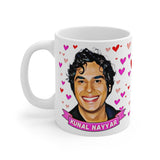 Kunal Nayyar Cute Gift Mug. Stunning Oil Painting Design. Great Fan Present! Handmade Locally