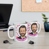 Michael Sheen Cute Gift Mug. Stunning Oil Painting Design. Great Fan Present! Handmade Locally