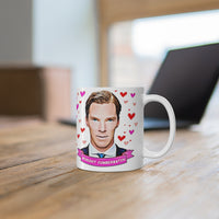 Benedict Cumberbatch Cute Gift Mug. Stunning Oil Painting Design. Great Fan Present! Handmade Locally