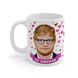 Ed Sheeran Cute Gift Mug. Stunning Oil Painting Design. Great Fan Present! Handmade