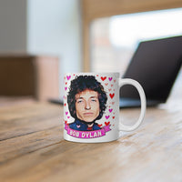 Bob Dylan Cute Gift Mug. Stunning Oil Painting Design. Great Fan Present! Handmade Locally