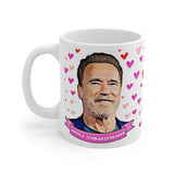 Arnold Schwarzenegger Cute Gift Mug. Stunning Oil Painting Design. Great Fan Present! Handmade