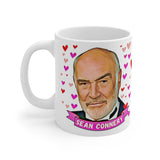 Sean Connery Cute Gift Mug. Stunning Oil Painting Design. Great Fan Present! Handmade Locally