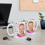 Sting Cute Gift Mug. Stunning Oil Painting Design. Great Fan Present! Handmade Locally!