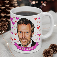 Hugh Laurie Cute Gift Mug. Stunning Oil Painting Design. Great Fan Present! Handmade Locally