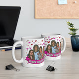 Queen Cute Gift Mug. Stunning Oil Painting Design. Great Fan Present! Handmade Locally