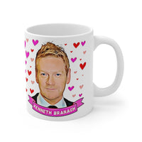 Kenneth Branagh Cute Mug. Stunning Oil Painting Design. Great Present For Fans! Handmade in England