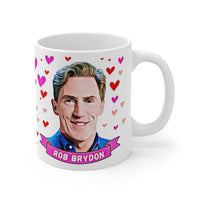 Rob Brydon Cute Gift Mug. Stunning Oil Painting Design. Great Fan Present! Handmade in England.