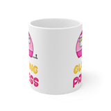 Glamping Princess Gift Mug - Funny Humour Camping Holiday Present.Handmade in England