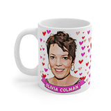 Olivia Colman Cute Gift Mug. Stunning Oil Painting Design. Great Fan Present! Handmade Locally