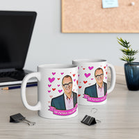 Sir Patrick Vallance Appreciation Society Gift Fan Mug. Scientist Present. Handmade in England