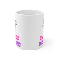 Engaged Wankers Gift Mug - Funny & Rude Humour Present For Lesbian Couples Engagement. Handmade in England