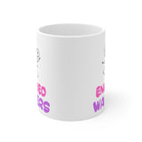 Engaged Wankers Gift Mug - Funny & Rude Humour Present For Lesbian Couples Engagement. Handmade in England